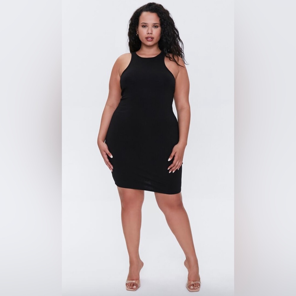 Plus Size Bodycon Tank Dress